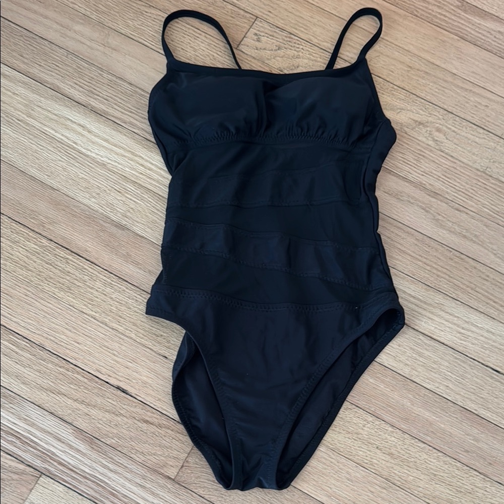 Black One-Piece Swimsuit